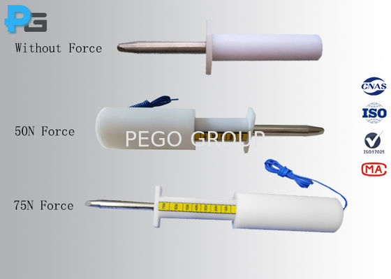 IEC61032 Standard Test Finger Probe with 0~50N Force for IP2X Testing and Long Lifespan