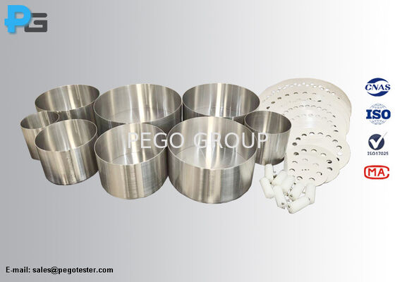 Стандартизированные кухонные принадлежности из нержавеющей стали для измерения энергии с цилиндрической конструкцией, соответствующие EN 60350-2